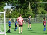 Laatste training S.K.N.W.K. JO10-1 van seizoen 2022-2023 (partijtje tegen de ouders) (18/165)